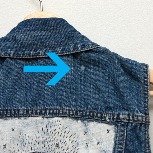 BDG Urban Outfitters Full Zip Cropped Denim Vest L - Picture 8 of 8